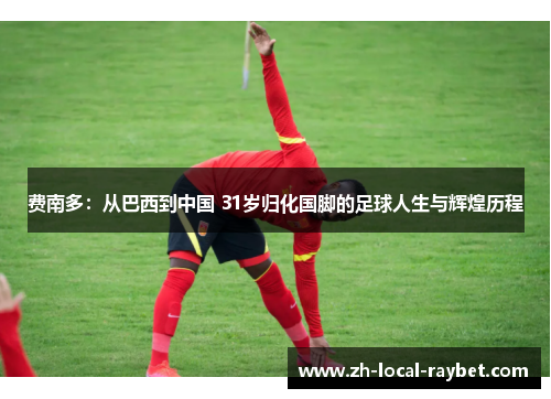 费南多：从巴西到中国 31岁归化国脚的足球人生与辉煌历程
